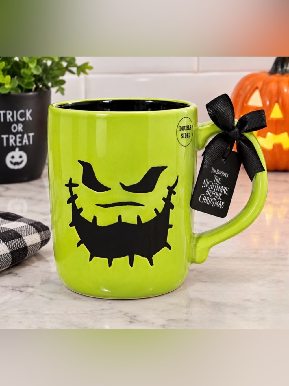 Rae Dunn x Disney The Nightmare Before Christmas Double Sided Mug